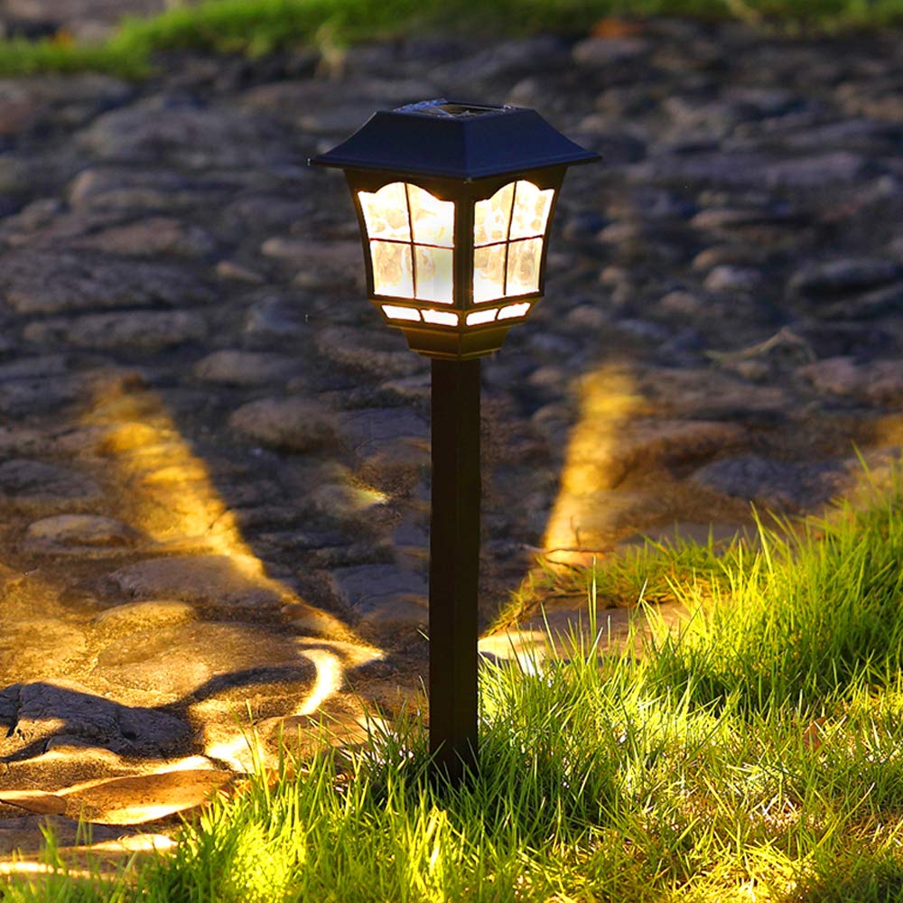 Petrala Solar Path Lights Outdoor Waterproof 6 lumens Landscape Lighting for Pathway Garden Decoration Walkway Driveway Yard Lawn, 8 Pack