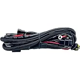 Innovited Universal Relay Wiring Harness for All HID H1, H3, H4, H7, H8, H9, H10, H11, H13, 9004, 9005, 9006, 9007, 5202, 880, 884
