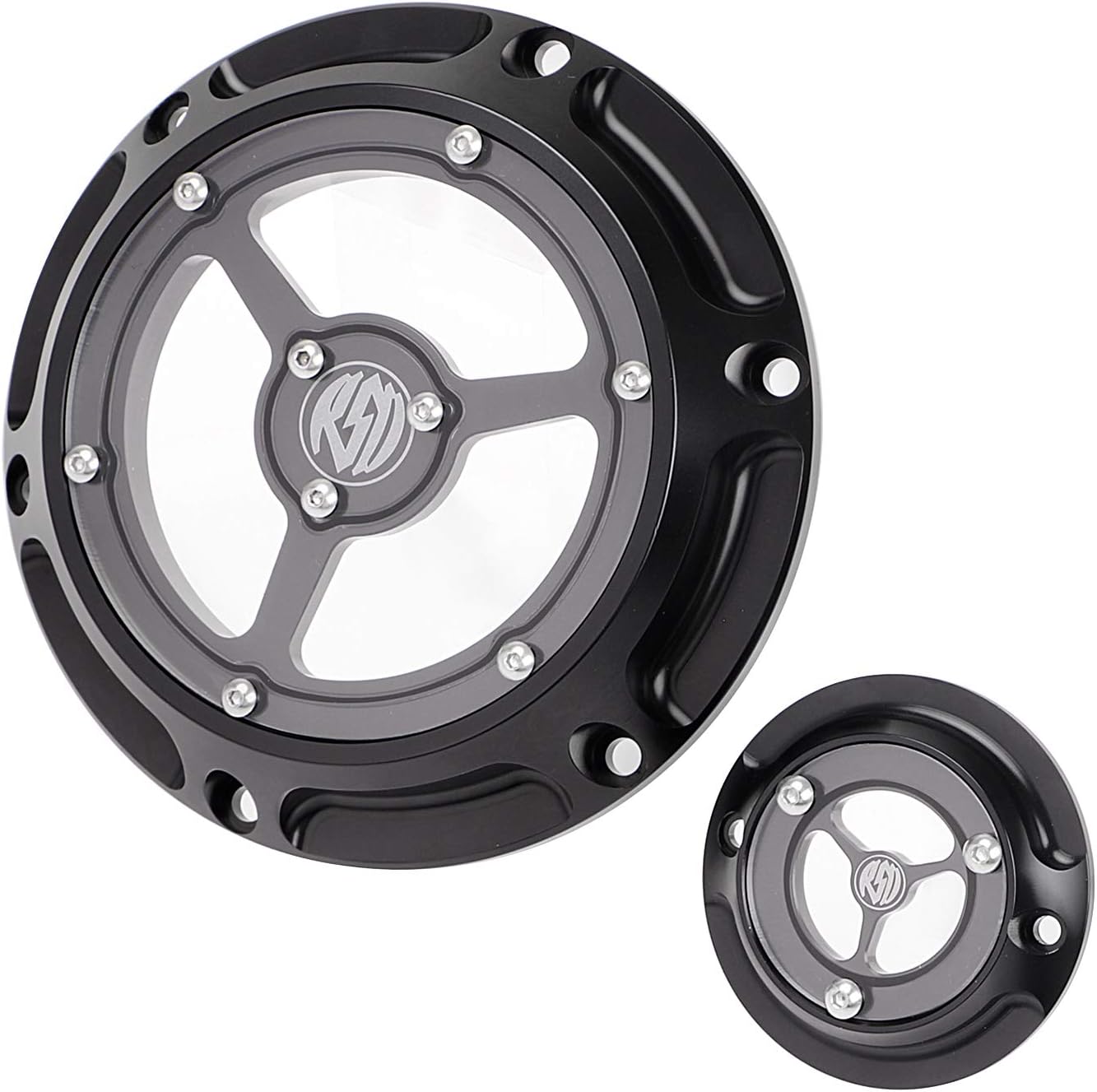 XMMT Motorcycle Engine Black Derby Timer & Timing Cover For Harley Sportster 883