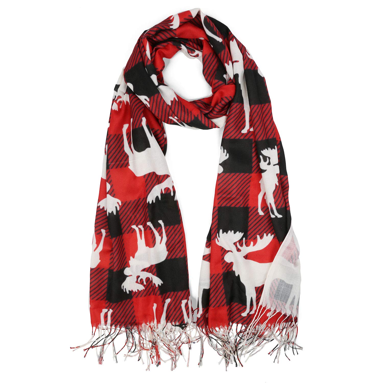 flySpacs Women Large Soft Scarf Cashmere Wrap Tassel Shawl Buy