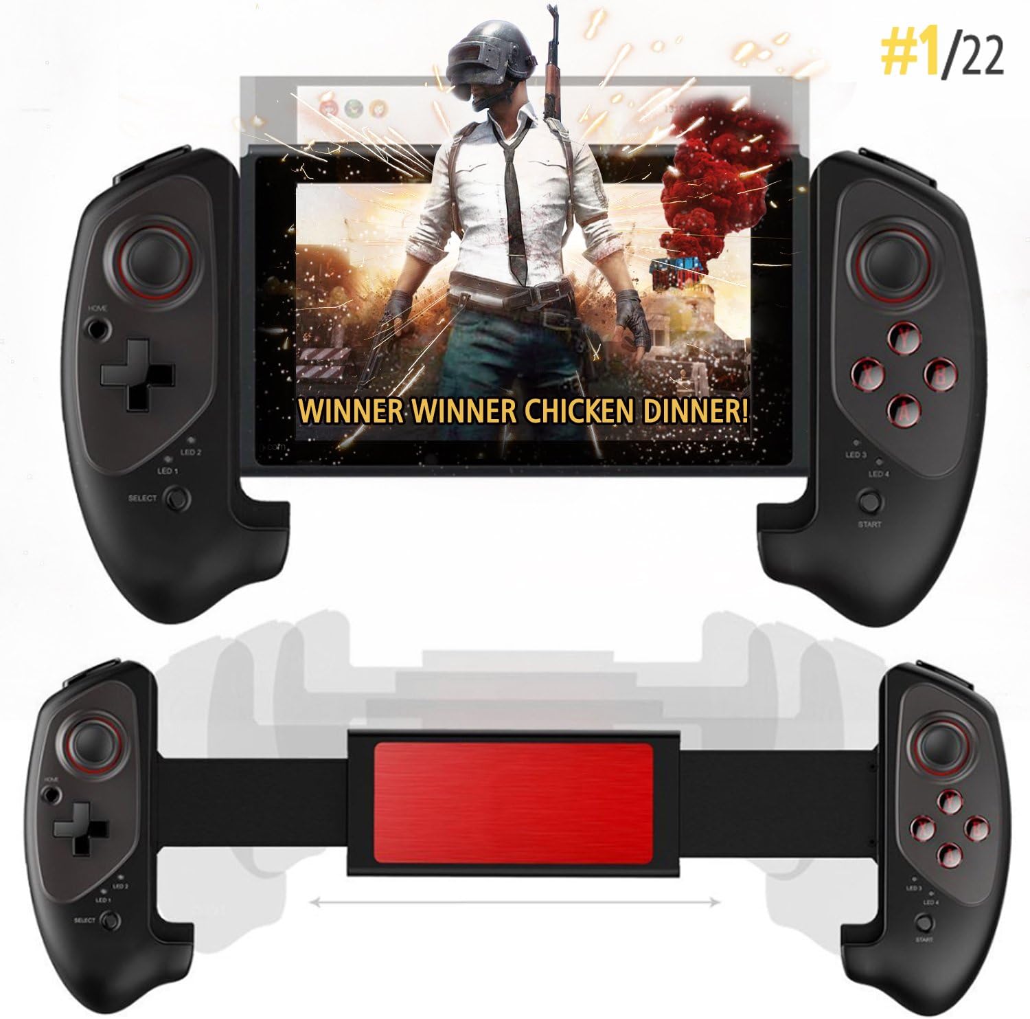 Mobile Game Controller IPEGA PG-9083 Telescopic Wireless Bluetooth 3.0 Game Controller Gamepad for Samsung Galaxy Note HTC LG Android Tablet PC