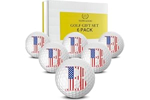 Xeiwagoo Personalized Golf Balls, Funny Unique Initial on Golf Balls, Custom Golf Balls for Golfers, Golf Balls Gifts for Birthday and Retirement(6 Golf Balls)