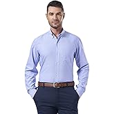 Cotton King Mens Shirts | 100% Cotton Long Sleeve Shirts for Men | Button Down Shirt Men | Oxford Mens Dress Shirt