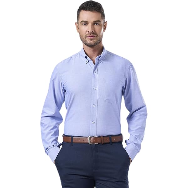 Kirkland Signature Men's Traditional Fit Dress Shirt - 15 1/2 X 32/33, Blue/White Striped Kirkland Signature Men's Traditional Fit Dress Shirt - 15 1/2 X 32/33, Blue/White Striped