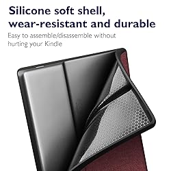 ERUNTO Case for 7-inch Kindle Oasis 2/3, TPU Cover