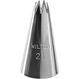 Wilton Cake Decorating Tip Pkg Open Star #21