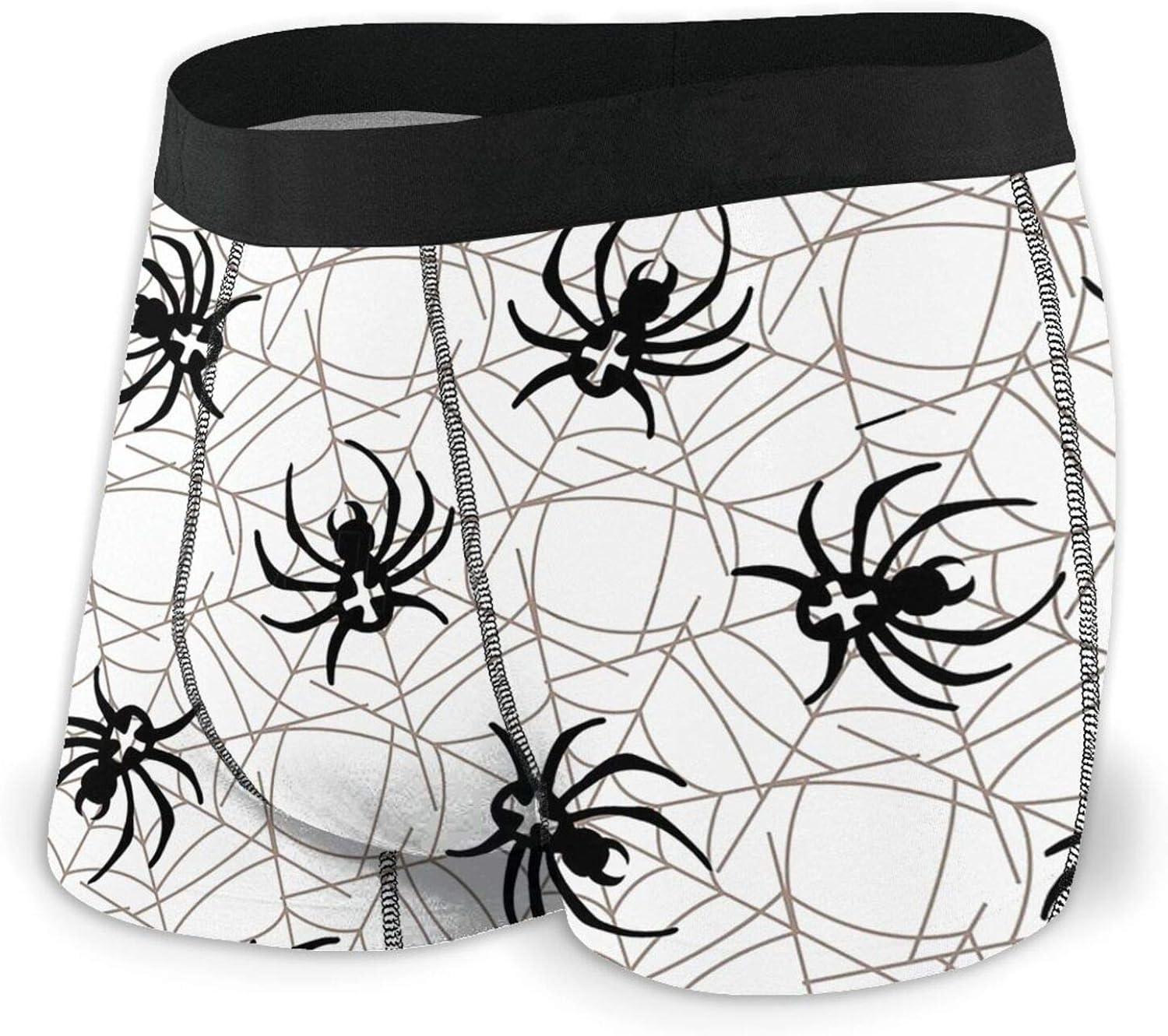 Halloween Spider  Boxer Briefs Men's Comfy Stretch No Fly Underwear