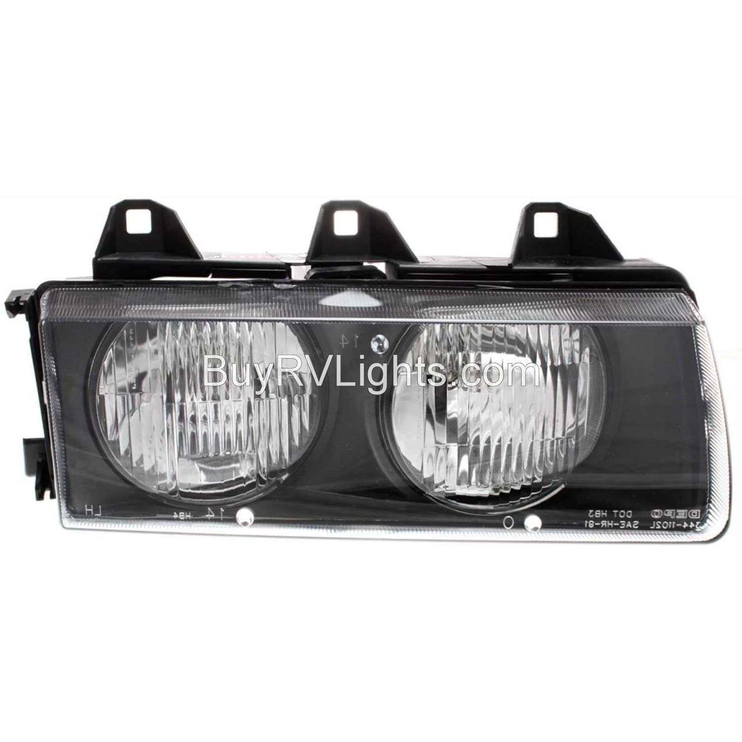 Left & Right Replacement Headlights Head Lights Front Lamps with Bulb