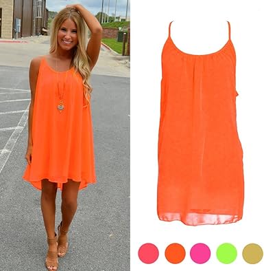 orange sundress