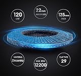 SATC 125mm Flap Discs 120 Grit Zirconia Aluminum Oxide 10 Pack Type 29 view 4