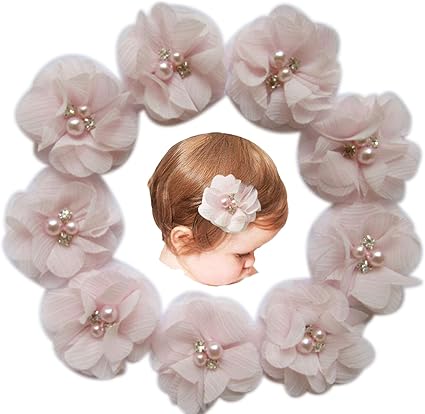 baby flower hair clips