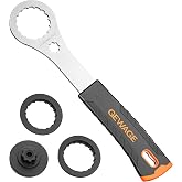 GEWAGE Bicycle Bottom Bracket Tool - Bottom Bracket Removal Install Tool Compatible with Shimano Hollowtech II/BB9000, BBR60,12X46MM - BB Remover with Crank Cap Wrench