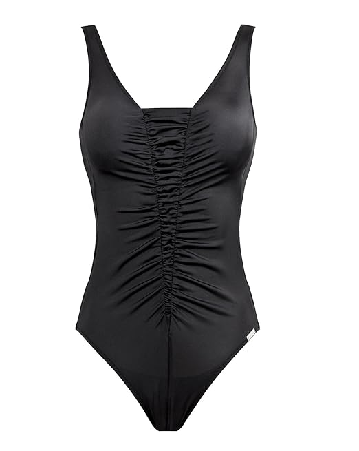 Charmline Basic Badeanzug, gerafft.