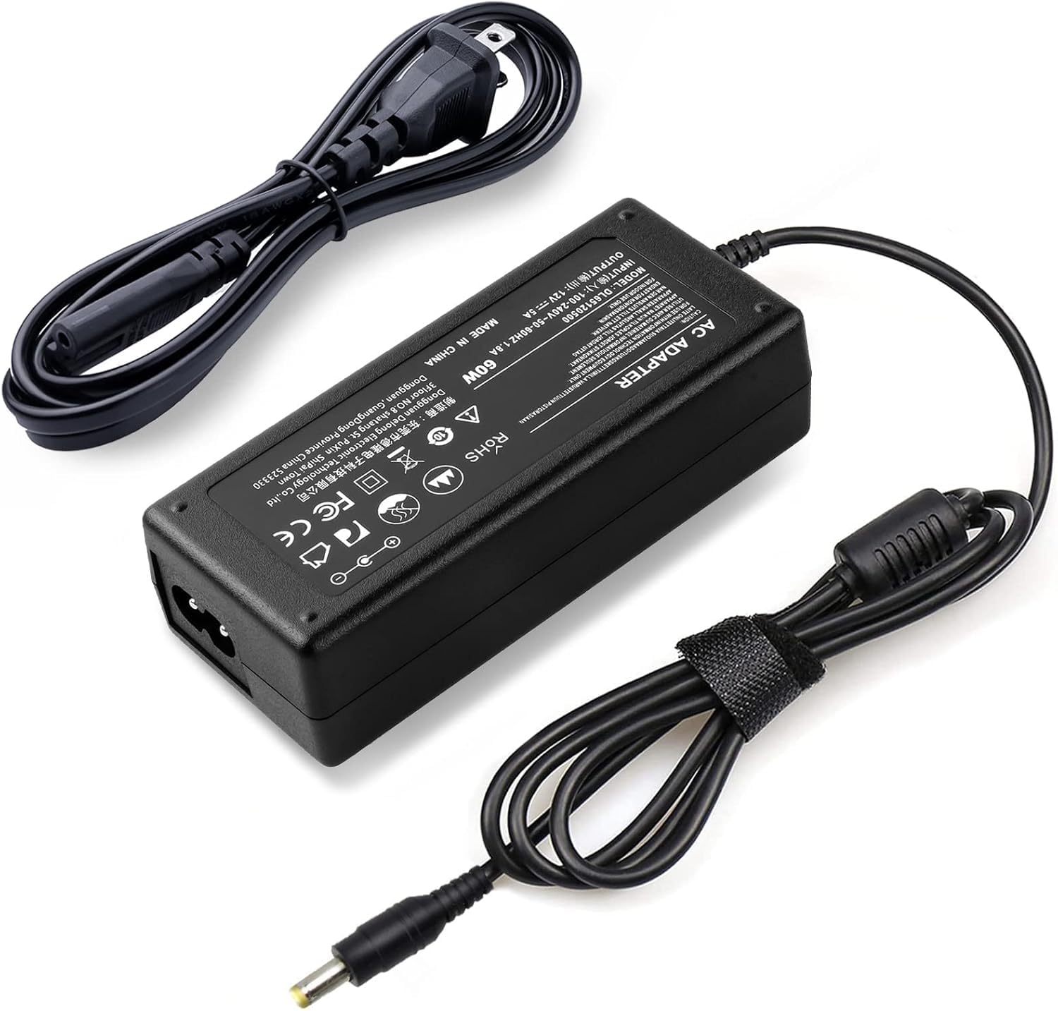 Photo 1 of 12V AC Adapter Charger for Insignia 19" 20" 24" 28" 32" LED HDTV HD TV NS-32D312NA15, NS-32D220NA16, AY060A-ZF122, NS-24ED310NA15, NS-19E310A13 NS NS-24E200NA14 NS-32D420NA16 Power Cord