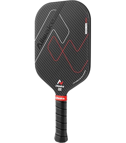 Raquette De Pickleball Jojolemon Shark 100 En Fibre De Carbone, épaisseur 16 Mm Avec Couvercle - Occasion