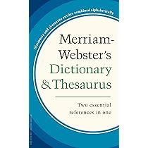 Merriam-Webster's Dictionary and Thesaurus : Merriam-Webster