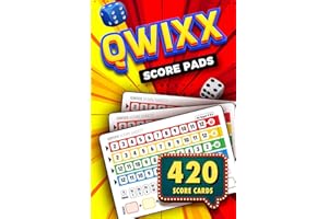 Qwixx Score Pads: 420 Small Colored Sheets For Quixx Board Game Lovers