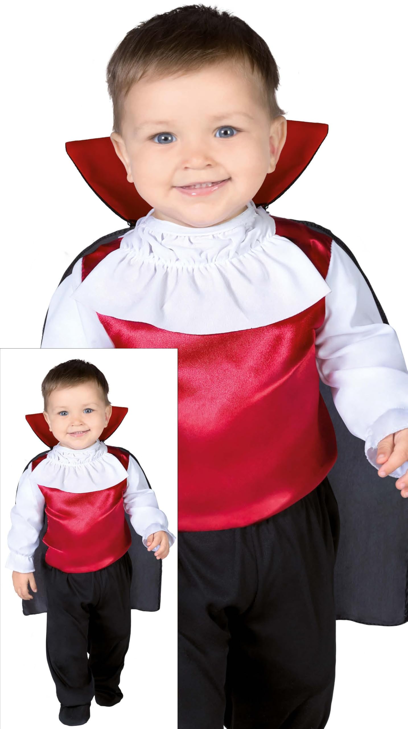 FIESTAS GUIRCA Cute Transylvanian Vampire Baby Halloween Fancy Dress Costume 12-18 Months
