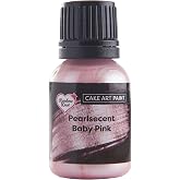 Rainbow Dust Edible Food Paint METALLIC PEARLESCENT BABY PINK Cake Decorating