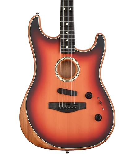 Amazon.com: Fender American Acoustasonic Stratocaster Acoustic
