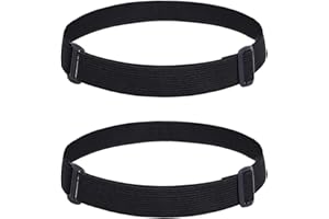 NICENEEDED 2Pcs Elastic Headlamp Strap, Black Adjustable Headlamp Strap Not Easy to Fall, Elastic Comfortable Headlamps Repla