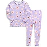 Vaenait baby 6M-12Y Infant Kids Toddler Girls Boys Soft Comfy Modal Tencel Sleepwear Pajamas 2pcs Set