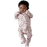 Posh Peanut Convertible Baby Sleepers - Girls Footless Baby Pajamas with 2 Way Zipper for Easy Diaper Changes