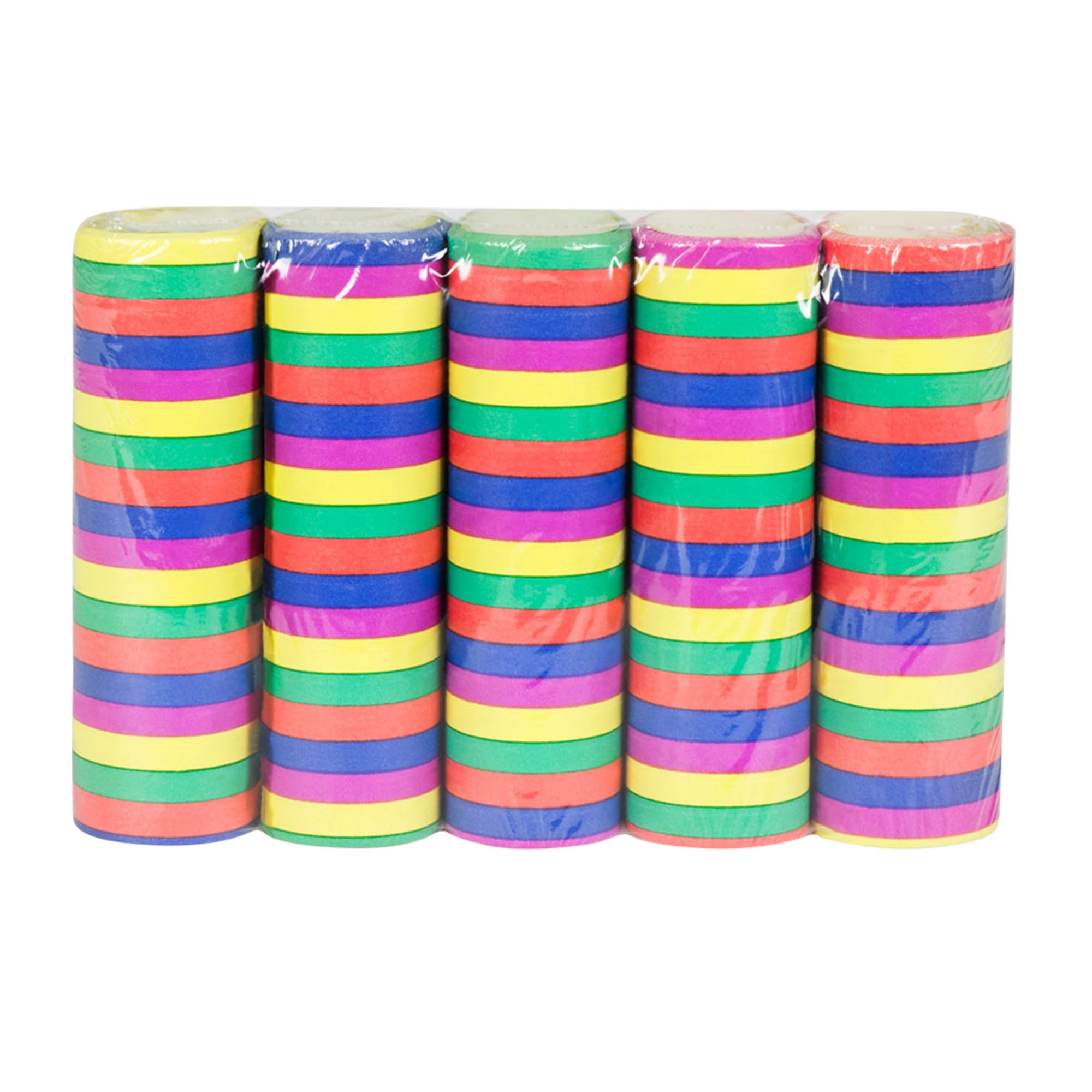 Boland 76050 Party Streamers, 5 Colours, Length 400 cm, Multicoloured, Carnival, Birthday, Decoration, Disco, Children's Birthday, Nursery, Garden Party, Theme Party, Pack of 5