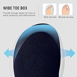 AIRHAS Womens Wide Toe Box Walking Shoes Slip On