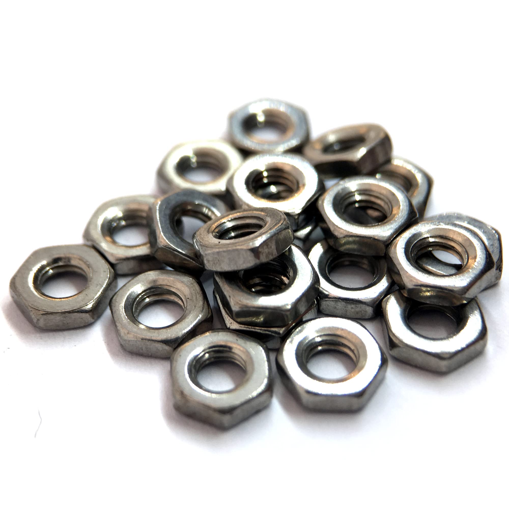 M3 Thin Nut DIN439, A4 (316) Stainless Steel (Pack of 20)