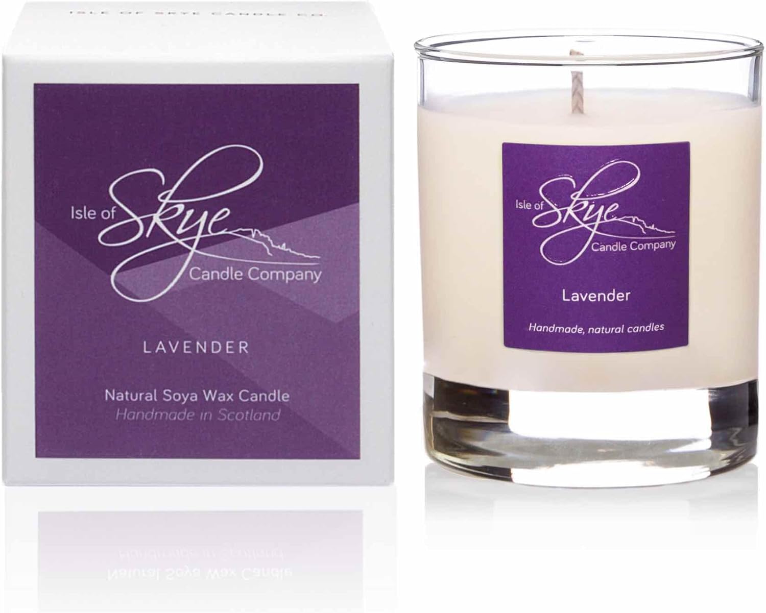 Isle of Skye Candle Company Lavender Small Tumbler Candle White