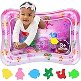 Tummy Time Water Mat – Inflatable Water Play Pad for Babies - Sensory Tummy Time Mat for Floor Play - 100% BPA-Free & Leakpro