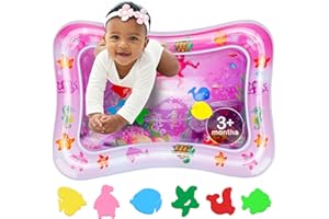 Tummy Time Water Mat – Inflatable Water Play Pad for Babies - Sensory Tummy Time Mat for Floor Play - 100% BPA-Free & Leakpro