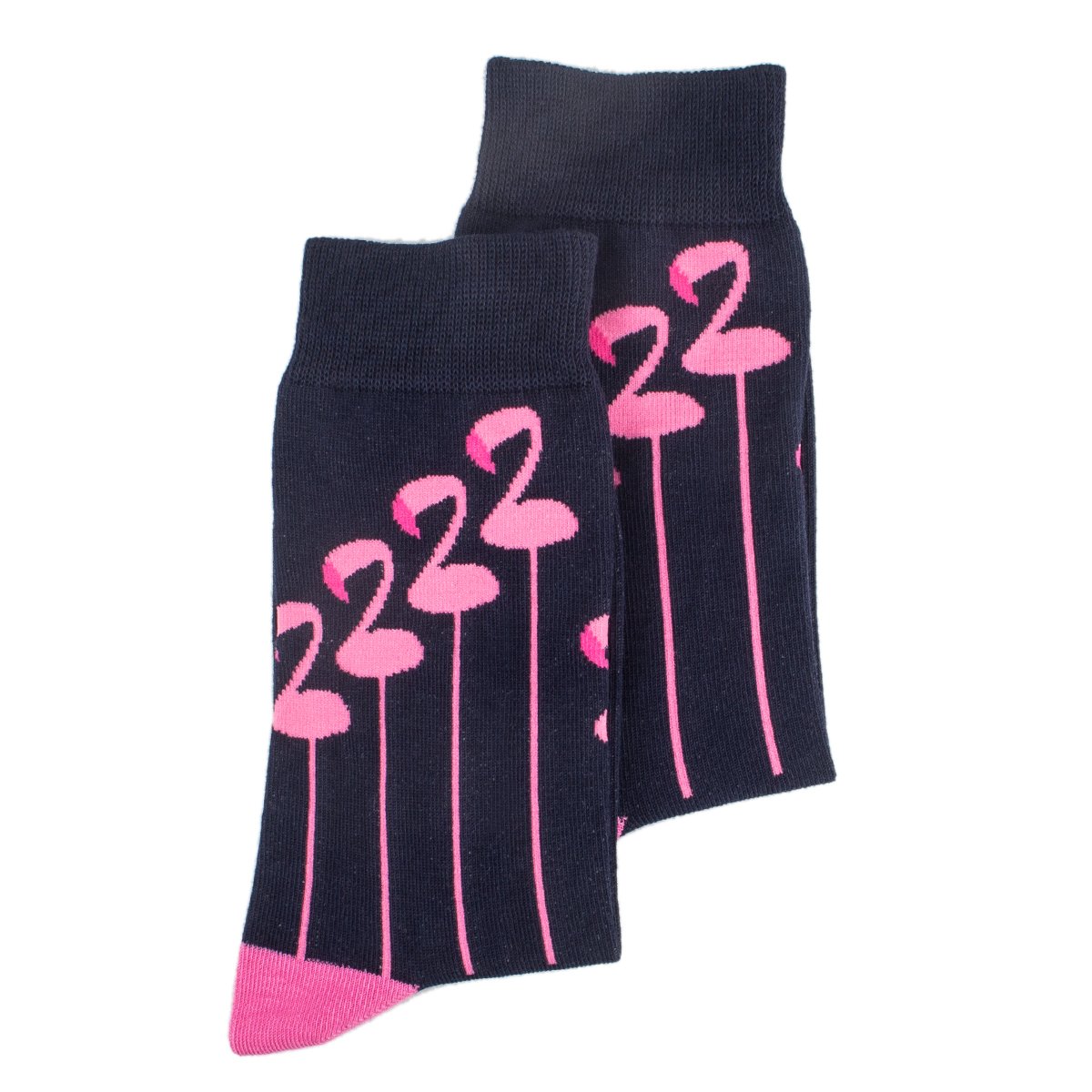 Men\'s Patterned Dress Socks Comfort Combed Cotton Crew Socks (1 Pair, Size M),Dark Navy Blue