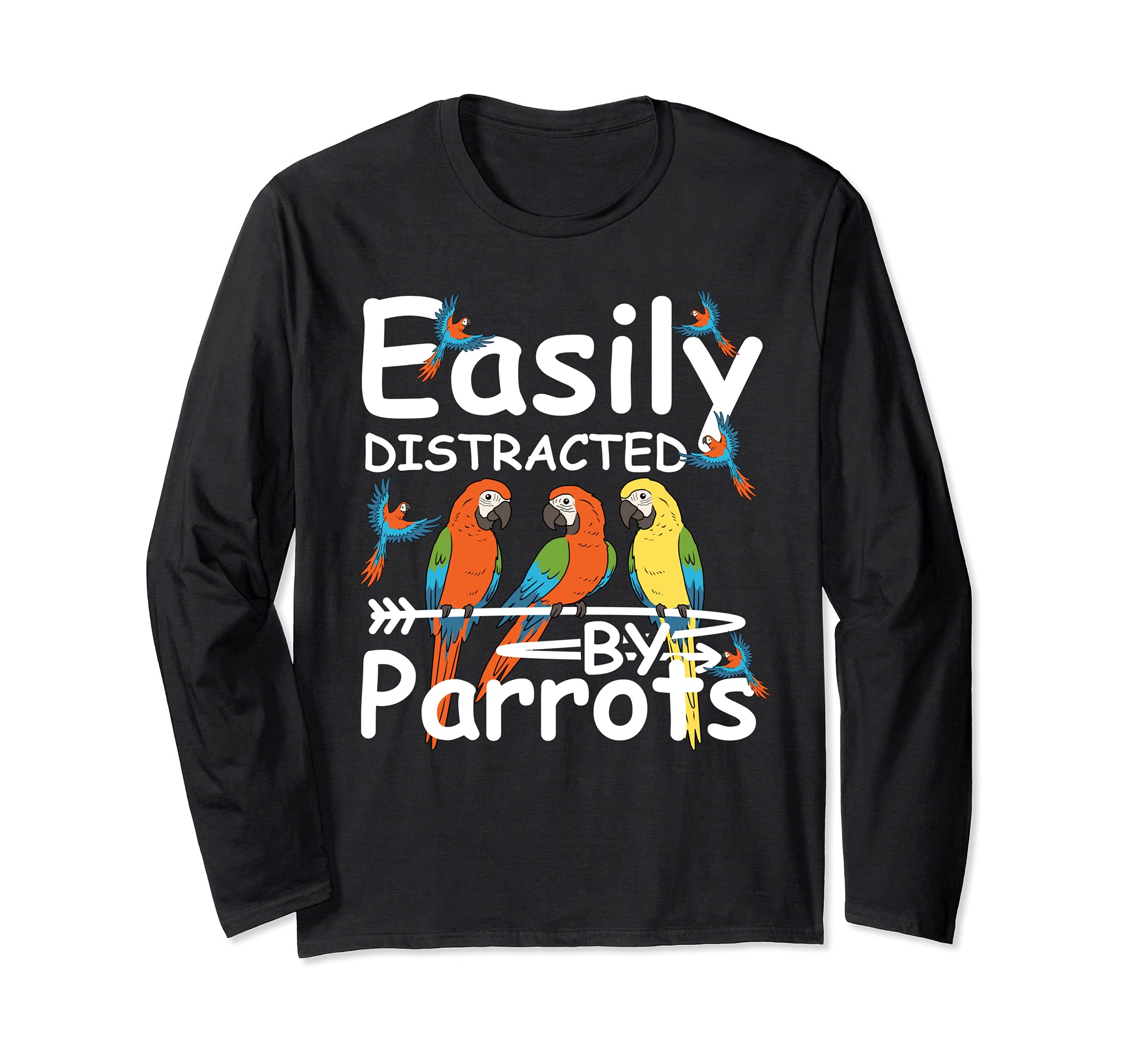 Parrot For Men Parrot Bird Women Tropical Parrot Long Sleeve T-Shirt