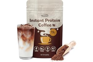 TALCUFON Premium Protein Coffee, Just Whey Protein & 100% Arabica Coffee, Zero Artificial Flavors & Sweeteners Great for Iced Coffee or Shake 8 Oz