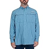 Habit Mens Belcoast Long Sleeve River Guide Fishing Shirt