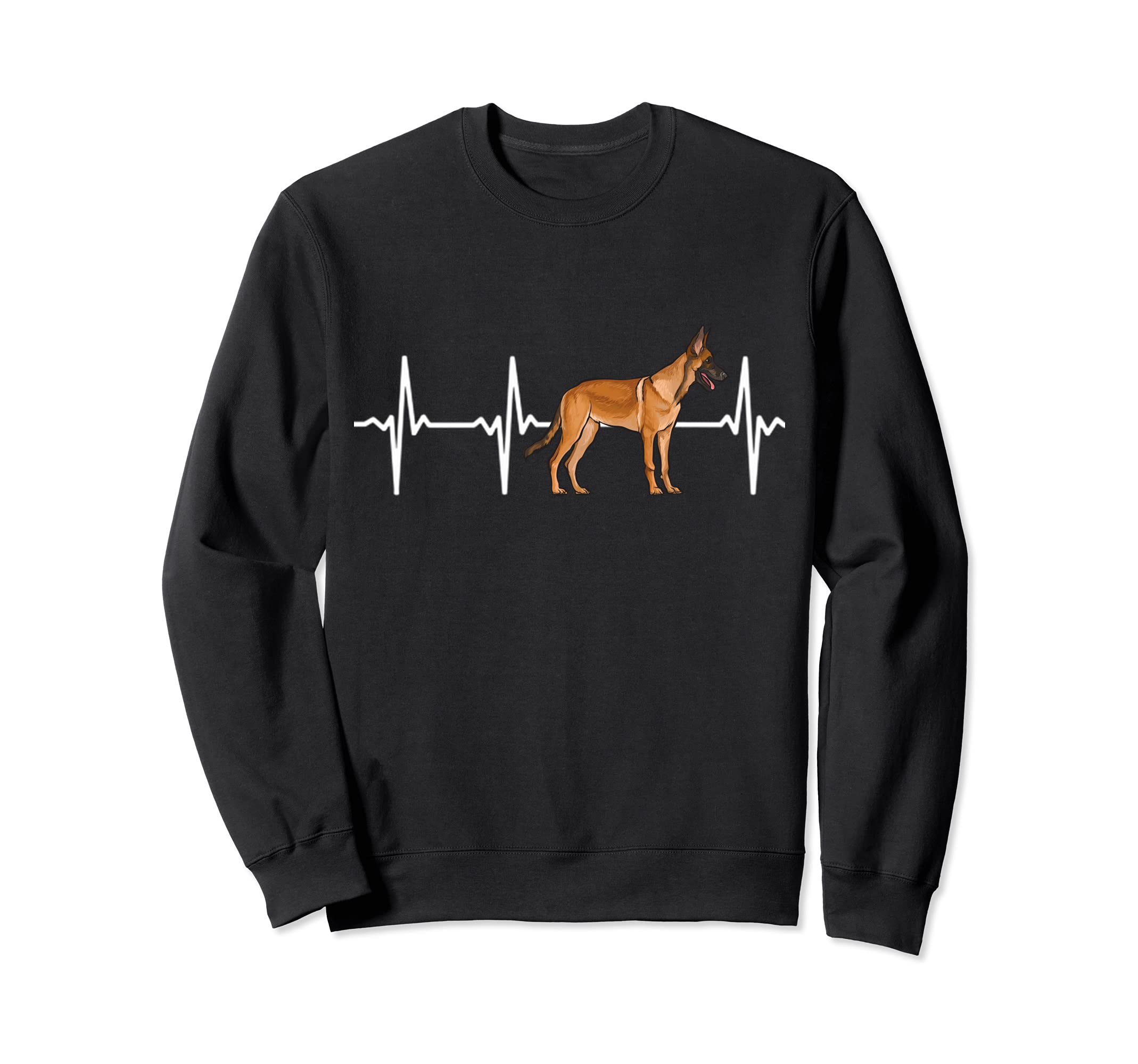 Belgian Malinoi Heartbeat Love My Dog Sweatshirt