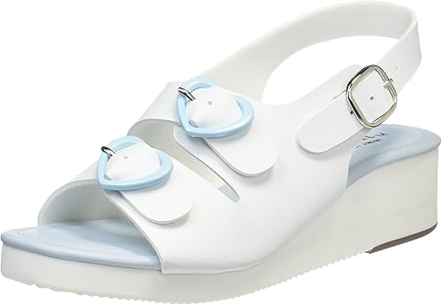 Amazon パルフェ 5cmウェッジヒール 美脚ナースサンダル オフィスサンダル レディース Parfait パルフェ 安全 作業靴 ナースシューズ