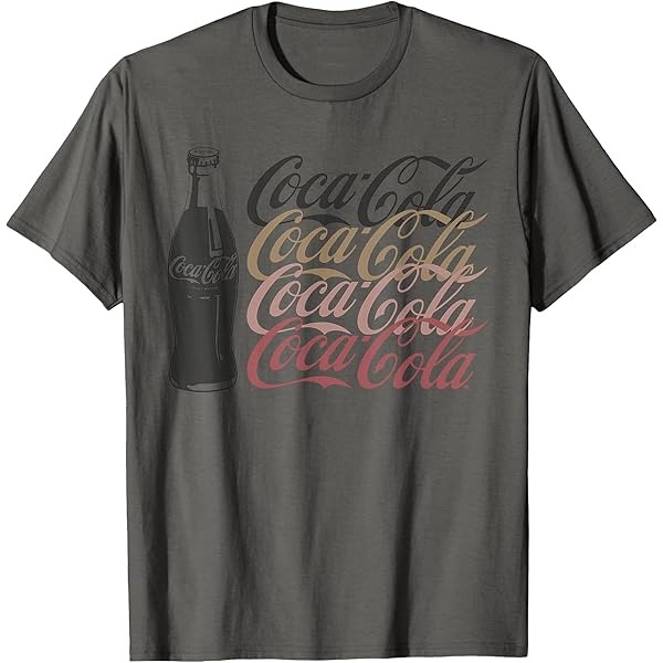 Amazon.com: Coca-Cola Drink In Bottles Vintage Logo T-Shirt