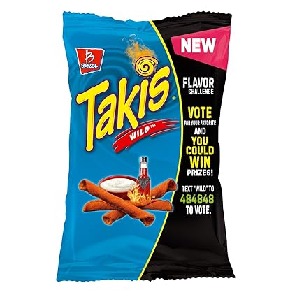 Amazon Com Takis Wild Spicy Buffalo Tortilla Chips 9 9 Oz Limited Edition