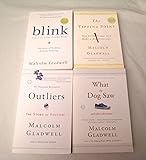 Malcolm Gladwell 4 Book Set: Blink, Tipping Point, Outliers, What the Dog Saw