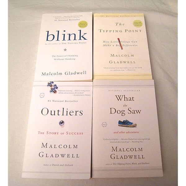 Malcolm Gladwell Bestselling 4-Book Collection Set: Includes