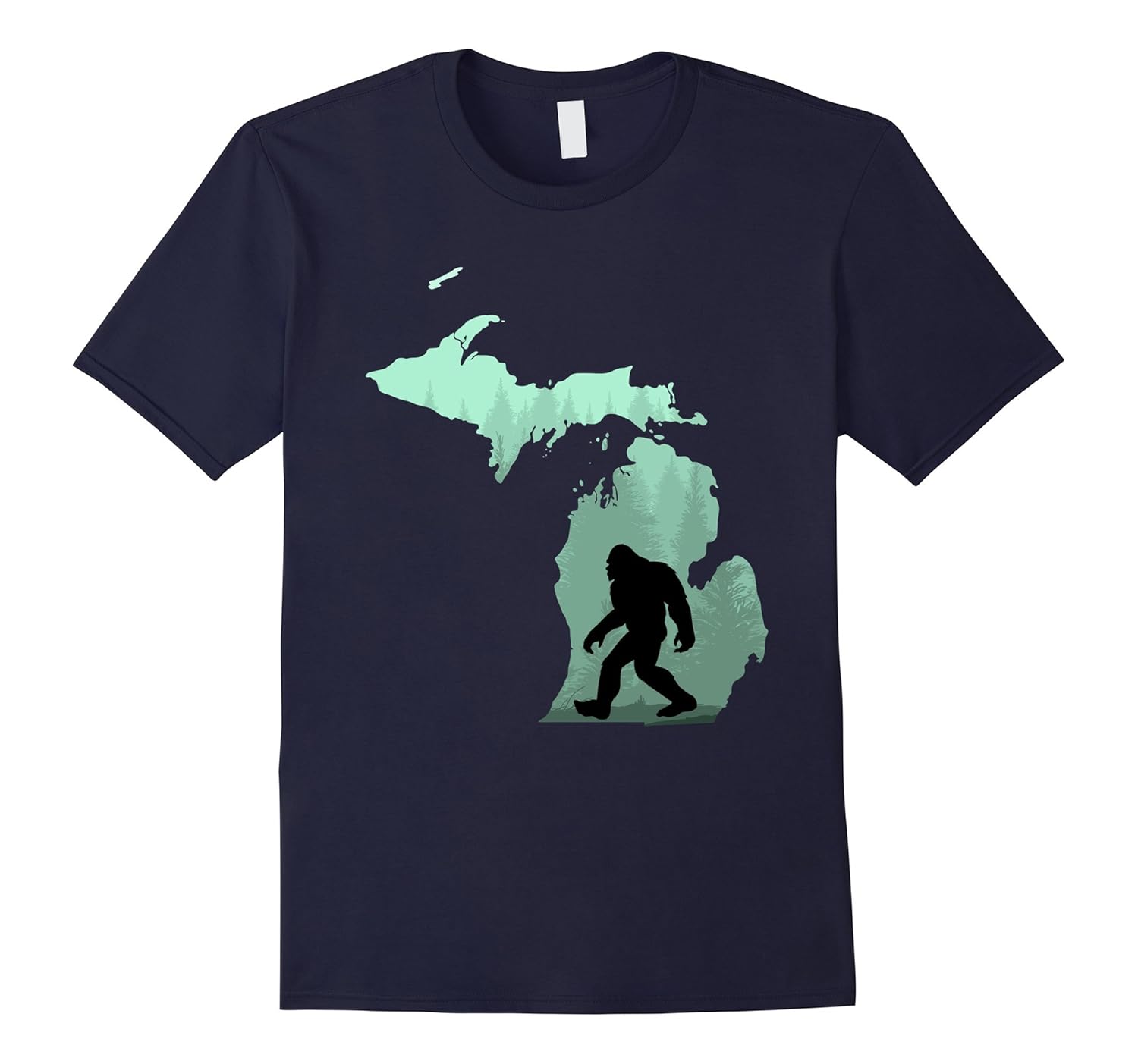 Michigan Bigfoot T-shirt Hide And Seek Champion-ANZ