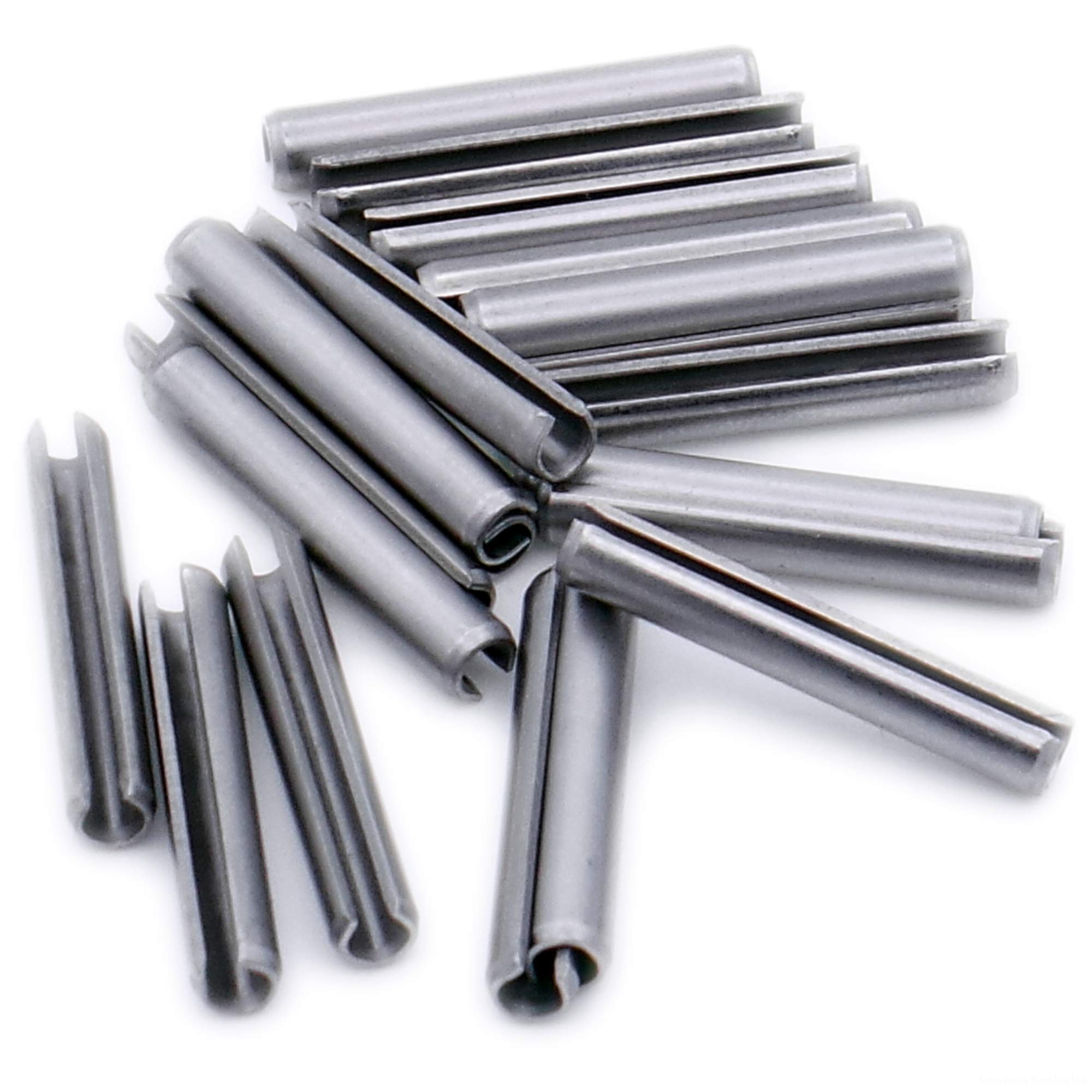 D4 (4mm x 16mm) Slotted Spring Pin (Heavy) - Stainless Steel (A1) (Pack of 20)