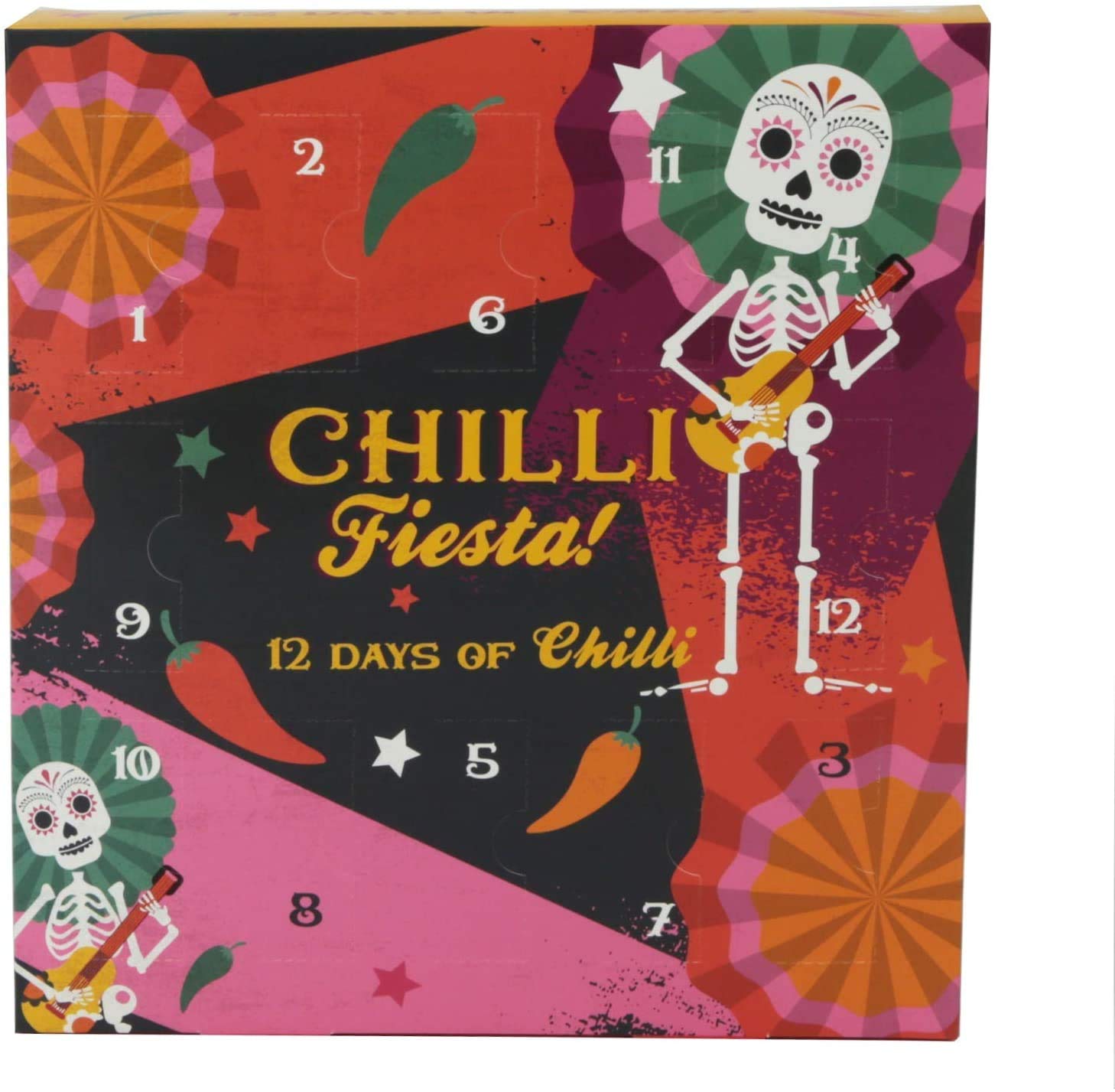 12 Days Chilli Hot Sauce Food Adult Advent Calendar 2023