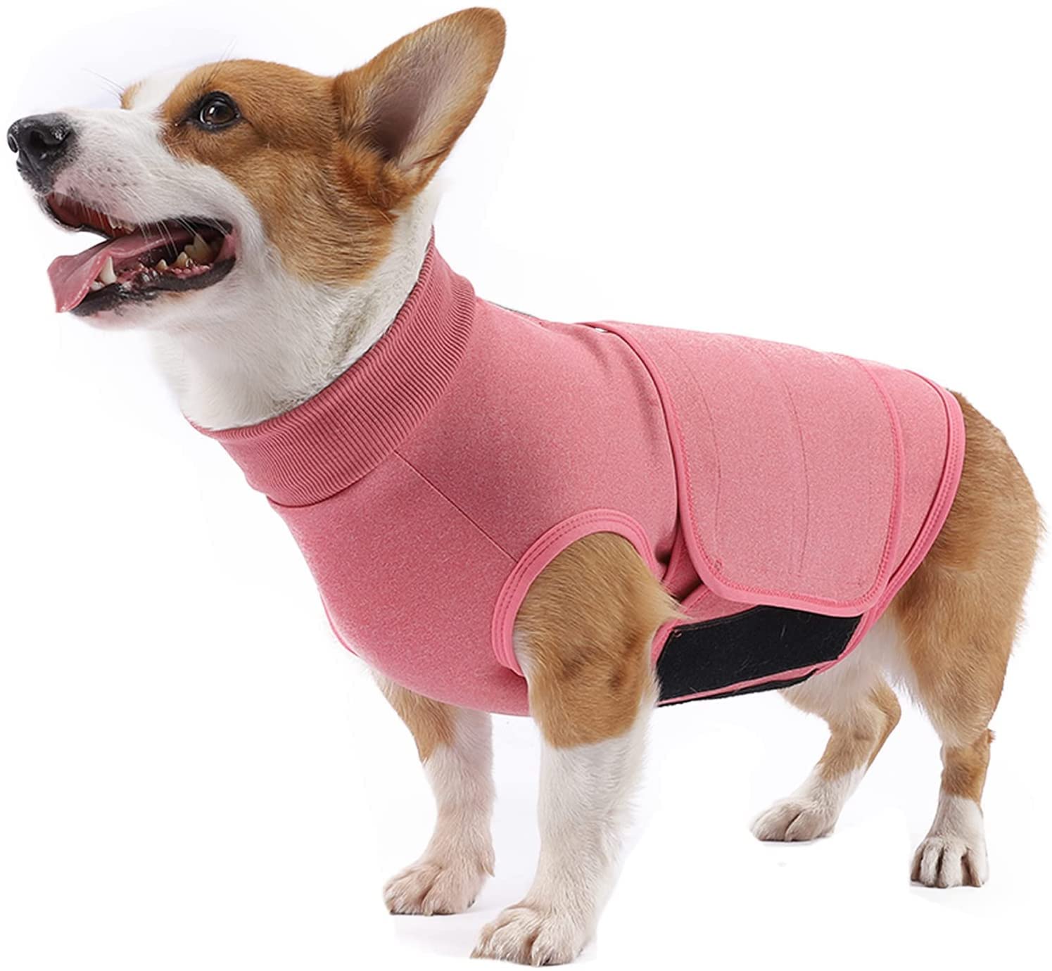 Dog Cats Anxiety Relief Vest Coat Soft Anxiety Jacket Wrap Shirt Relief Stress Fireworks Travel Thunder Keep Calming Comfort for Small Dogs (XS, Pink)