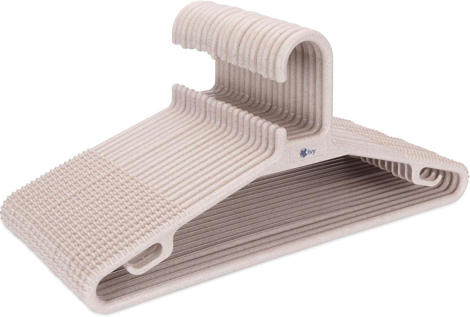 Ivy EcoFriendly Coat Hangers (Set of 20) NonSlip, NonCrease