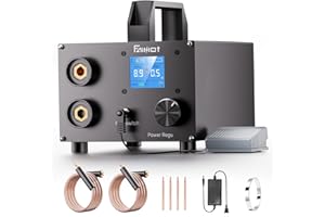 Dual Farad Spot Welder, Faiuot 250 Gears Adjustable 3000F Capacitor Battery Spot Welder with 1.8'' LCD Display,Portable Spot Welder for 0.1-0.3mm Nickel Strip Welding, Ideal for Battery Pack Making