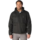 Carhartt Men's Steel Braddock Jacket 107192 | 4x More Abrasion-Resistant With 2x More Stretch Than Stretch Duck*, 9.5 Oz. Midweight Nylon-Cotton, Warm Insulation